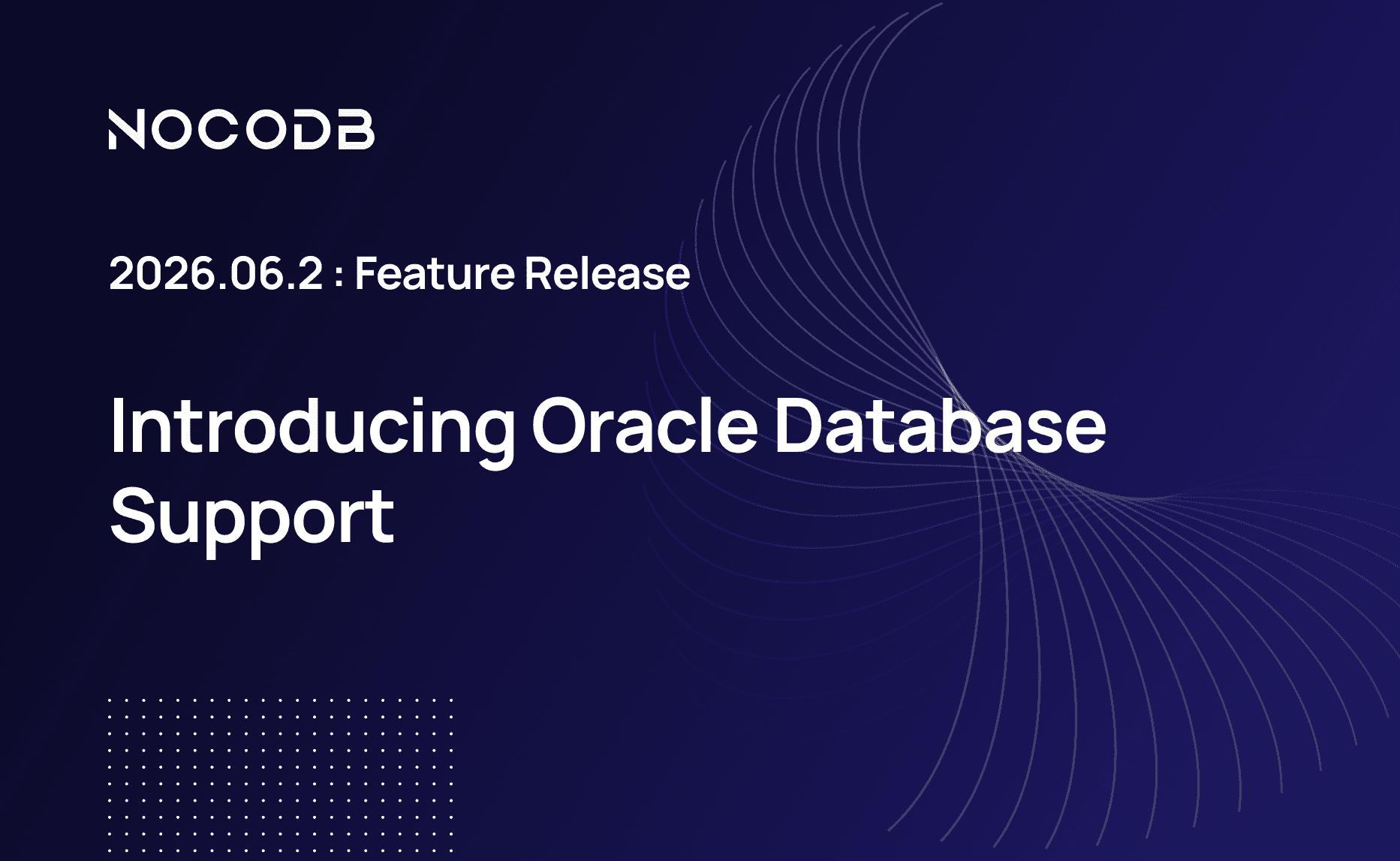 Introducing Oracle Database Support