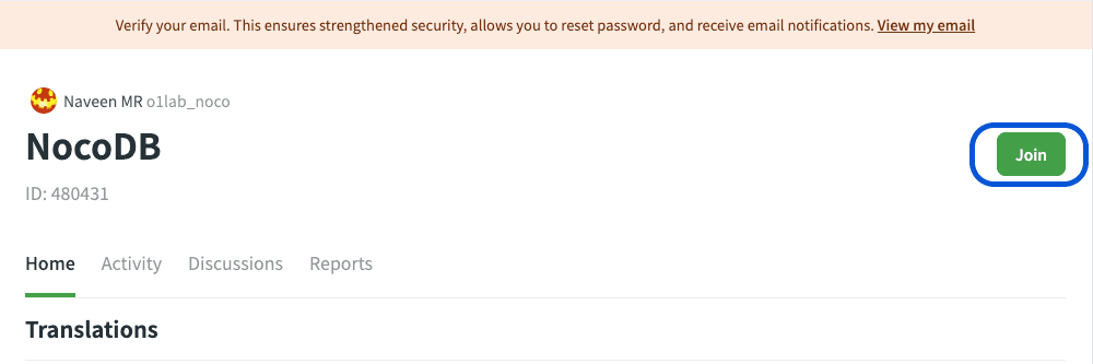 Crowdin Join Project