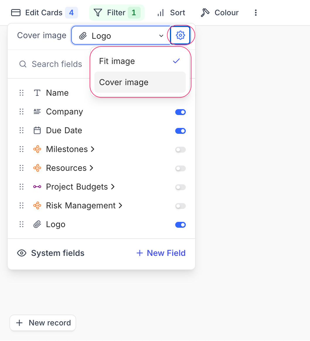 Change cover field 2
